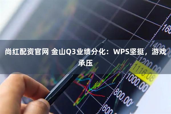 尚红配资官网 金山Q3业绩分化：WPS坚挺，游戏承压